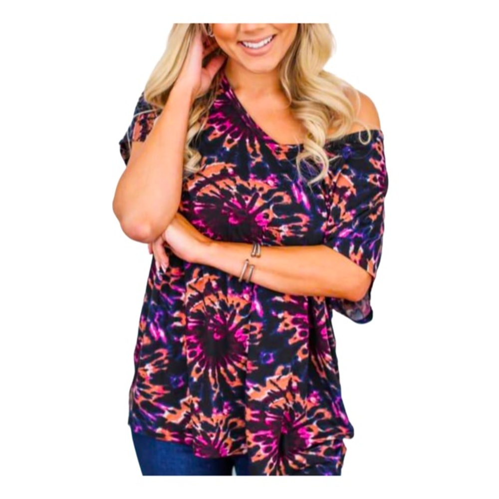 🆕 Tie-Dye Boyfriend Tee, XL